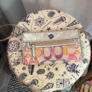 Coach Multicolor Wristlet Bag